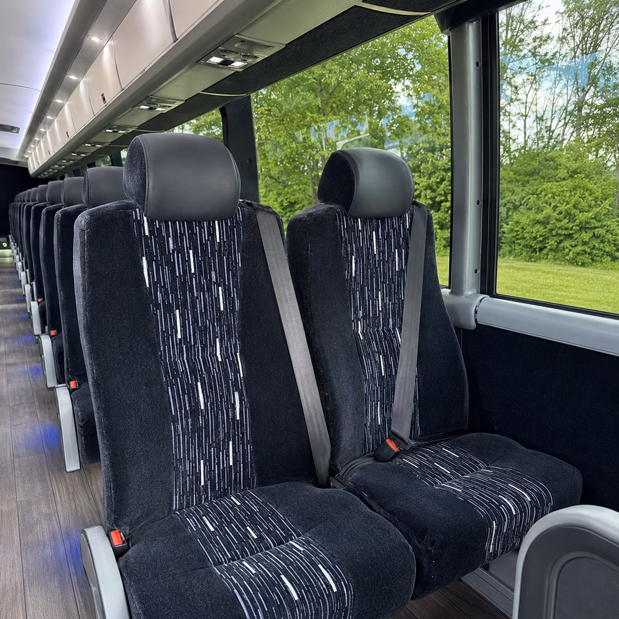 lancaster event transportation on a private charter bus